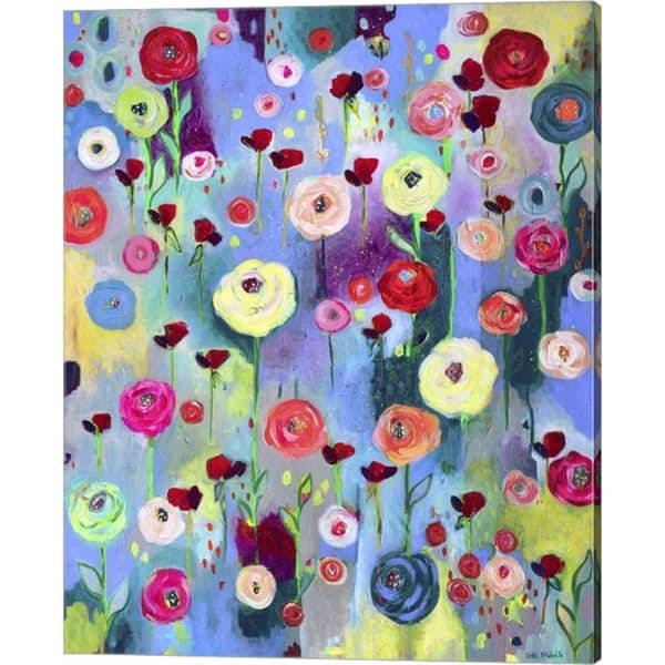 Vicki McArdle Art 'Flower Garden' Canvas Art - Bed Bath & Beyond - 22894534