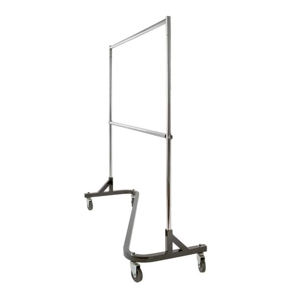 Econoco RZH/60 Chrome Add-On Hangrail for RZK/7 Rolling Rack