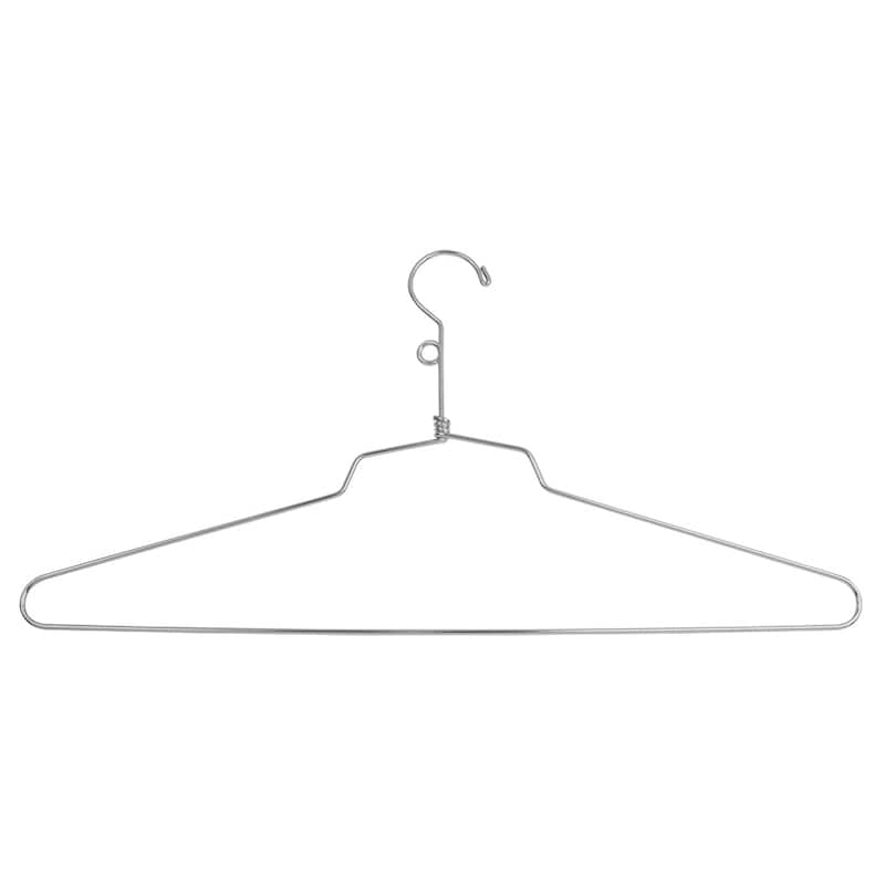 Econoco - SLD/18-LH - 18" Chrome Blouse or Dress Hanger with Loop Hook