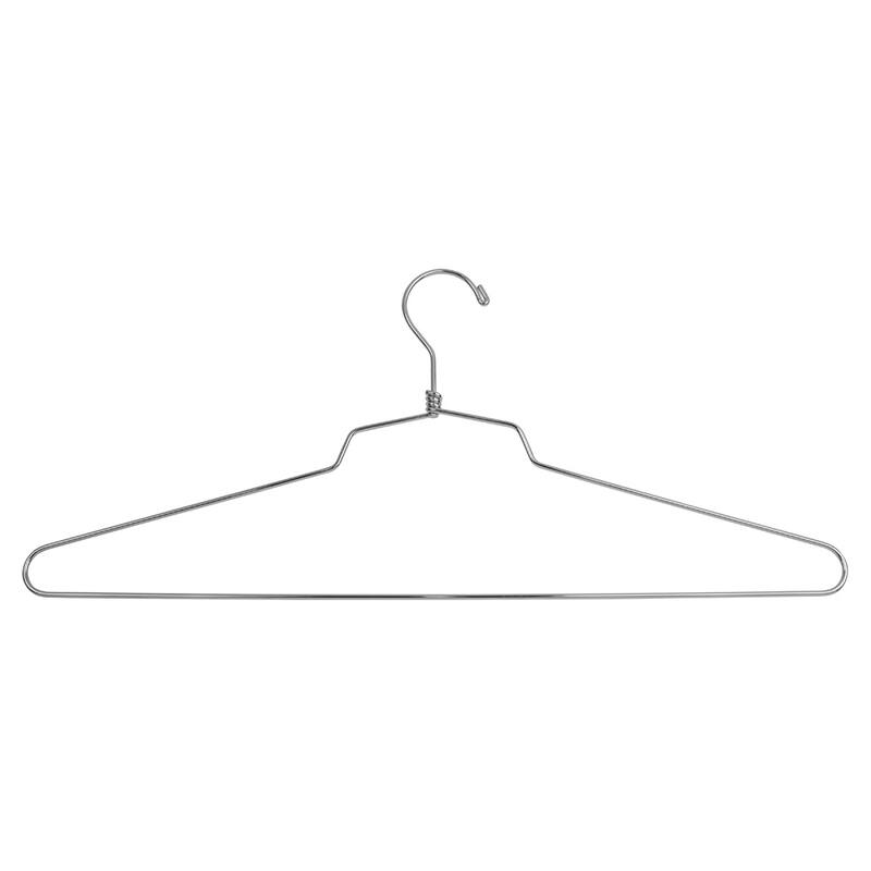 Econoco - SLD/18 - 18" Chrome Blouse or Dress Hanger with Regular Hook