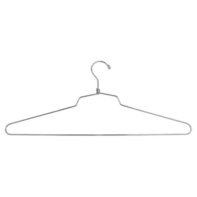 Econoco - SLD/18 - 18" Chrome Blouse or Dress Hanger with Regular Hook