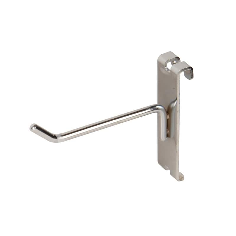 Econoco Commercial Grid Hook, Chrome, 4" (Pack of 96)