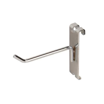 Econoco Commercial Grid Hook, Chrome, 4" (Pack of 96)