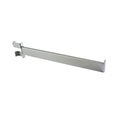 Econoco - RV/16 - Add-on 16" Chrome Straight Arm for Rectangular Tubing Clothing Racks Sold in Pack of 16