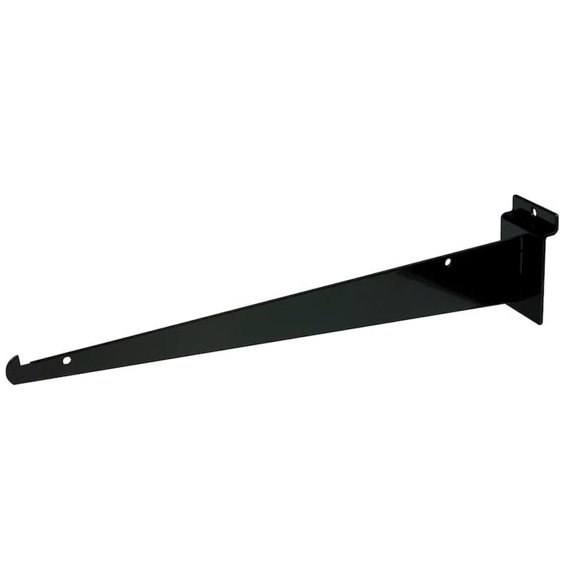 Econoco - EBL/14KB - 14" Black Shelf Bracket for Slatwall Sold in Pack of 48