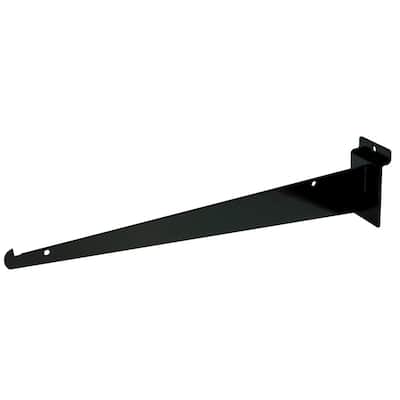 Econoco - EBL/14KB - 14" Black Shelf Bracket for Slatwall Sold in Pack of 48