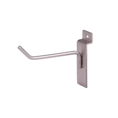 Econoco - BQSWH4SN - 4inch Satin Nickel Hook for Slatwall (Pack of 96)
