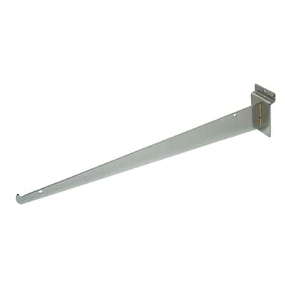 Econoco - SW/16KB - 16" Chrome Shelf Bracket for Slatwall Sold in Pack of 48