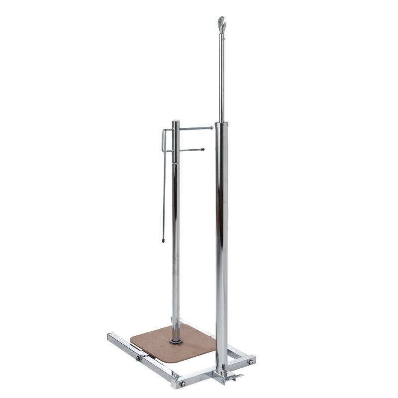 Econoco Polyethylene Vertical Dispensing Rack, Square Tubing, Holds 1 Roll