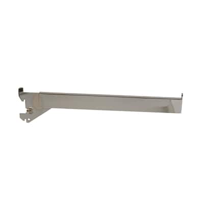 Econoco - RR/14 - 14" Chrome Rectangular Tubing Faceout For Superweight Line Surface Mounts Sold in Pack of 24