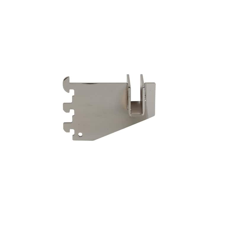 Econoco - SLT/3 - 3" Chrome Hangrail Bracket to Hold Rectangular Tubing For Heavy Duty Line Slots Sold in Pack of 25