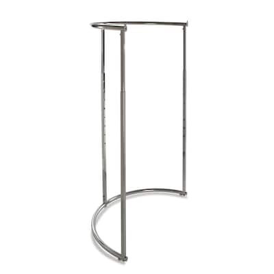 Econoco - K62 - Chrome Half Round Rack with Round Tubing Sold Individually