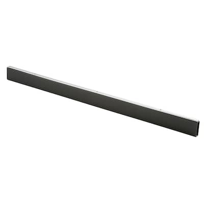 Econoco - REMAB4 - 4'L x 1/2" x 1-1/2" Matte Black Rectangular Display Hangrail Sold in Pack of 10
