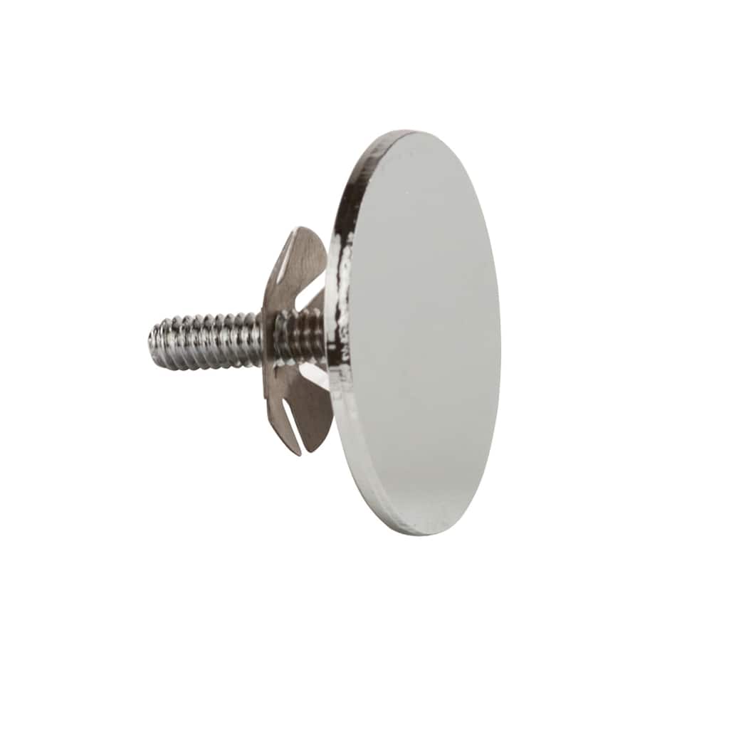 Econoco - EC1 - Chrome End Cap for 1" and 1 1/16" Round Hangrail Sold in Pack of 100