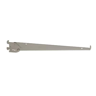 Econoco - GC14 - Adjustable 14" Tap-in Style Chrome Bracket For Universal Line Slotted Standards Sold in Pack of 25