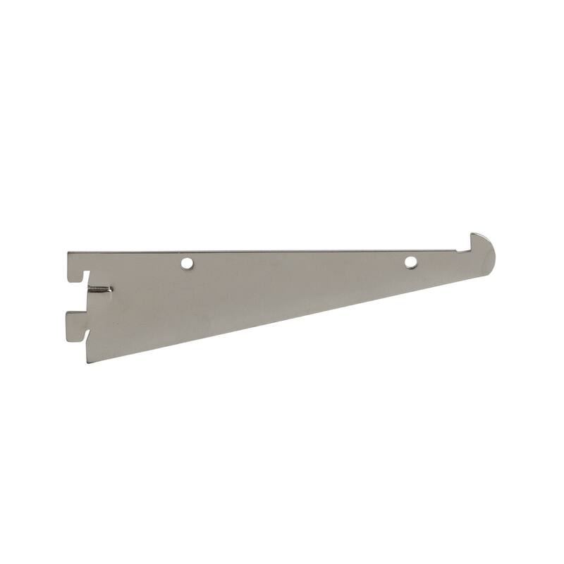 Econoco - GA6 - 6" Chrome Tap-in Style Shelf Bracket For Universal Line Slotted Standards Sold in Pack of 25