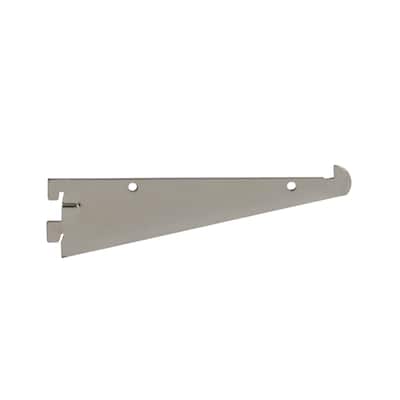 Econoco - GA6 - 6" Chrome Tap-in Style Shelf Bracket For Universal Line Slotted Standards Sold in Pack of 25