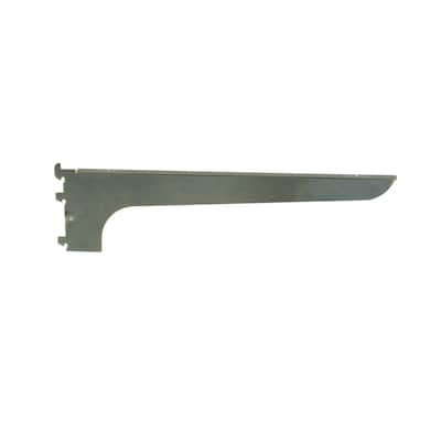 Econoco - WBR14 - 14" Satin Zinc Universal Line Right Wood Shelf Bracket Sold in Pack of 25