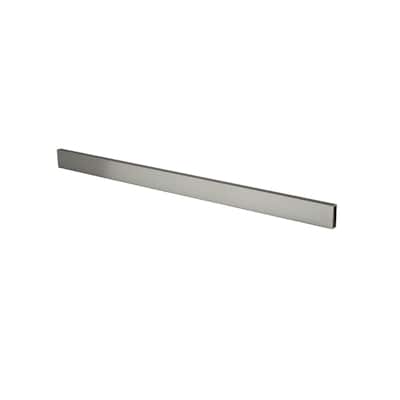 Econoco - RE2 - 2'L x 1/2" x 1-1/2" Satin Chrome Rectangular Display Hangrail Sold in Pack of 10