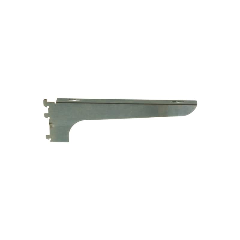 Econoco - WBL12 - 12" Satin Zinc Universal Line Left Wood Shelf Bracket Sold in Pack of 25