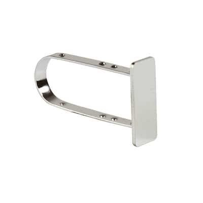 Econoco - EC4 - Chrome End Cap for for 1/2" x 1-1/2" Rectangular Hangrail Sold in Pack of 100