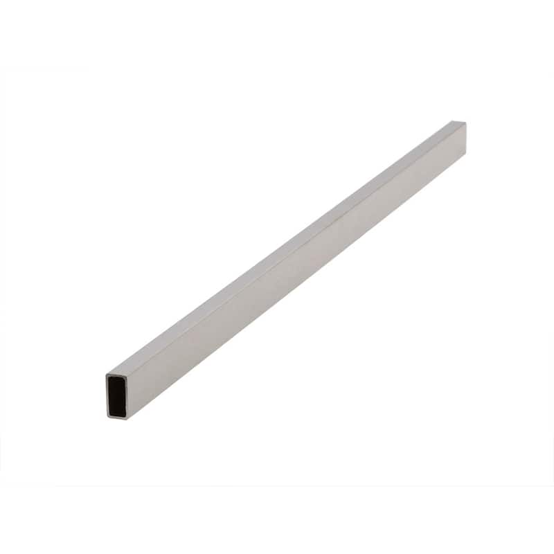 Econoco - BQRE2SN 2' Long Tubing - 1/2" x 1" x 1.3mm Thick in Satin Nickel. Pack of 10