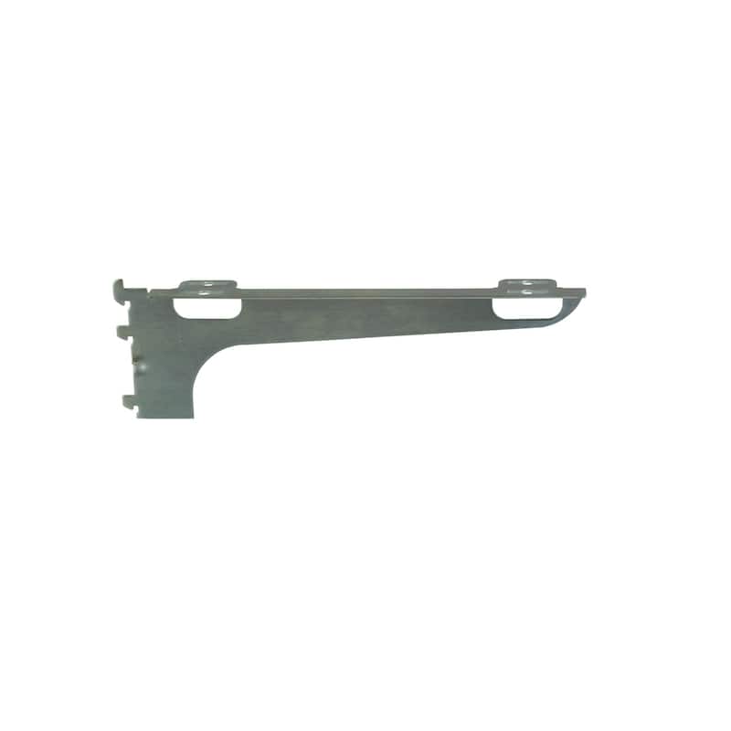 Econoco - WBC12 - 12" Satin Zinc Universal Line Center Wood Shelf Bracket Sold in Pack of 25