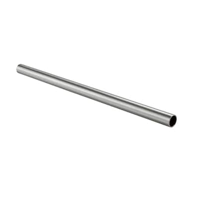 Econoco - RY8 - 8' Chrome 1 1/4" Diameter Round Tubing Display Hangrail Sold in Pack of 10