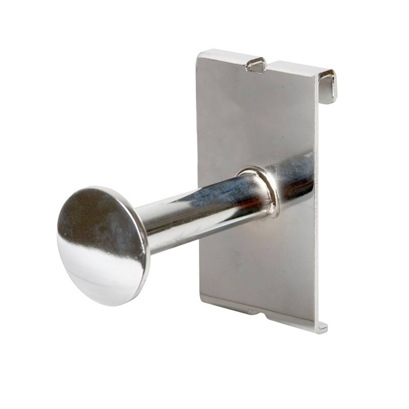 Econoco 3" Chrome Faceout with Disk End, grid panel accessory - Pack of 24