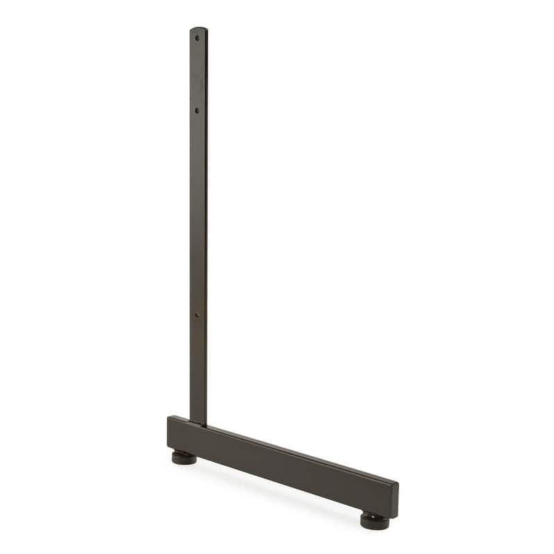 Econoco L-Shaped Leg for Grid Panel, Black (Pack of 12)