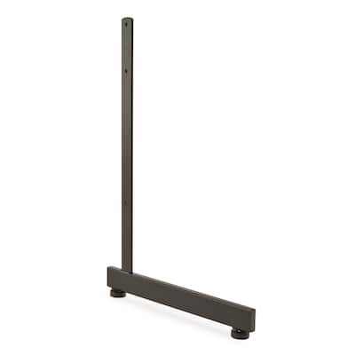 Econoco L-Shaped Leg for Grid Panel, Black (Pack of 12)