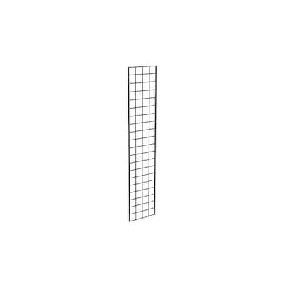 Grid Panel for Retail Display - Perfect Metal Grid for Any Retail Display, 1' Width x 5' Height, 3 Grids Per Carton (Black)