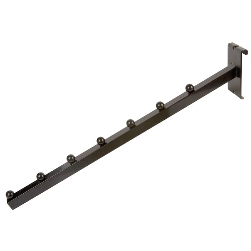 Econoco Commercial Grid Wall Waterfall, 7 Ball, 18" Length, Black (Pack of 24)