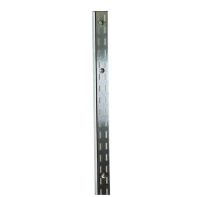 Econoco - SS22/48 - 48" Zinc Heavy Weight Surface Mount Double Slotted Standard For Universal Line Products Sold in Pack of 10