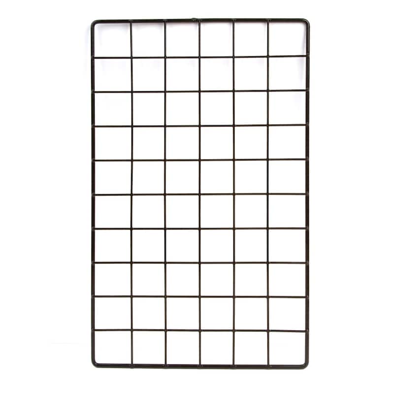 Econoco - GS16/B - 10" x 16" Epoxy Coated Black Wire Grid Cubbies Sold in Pack of 48