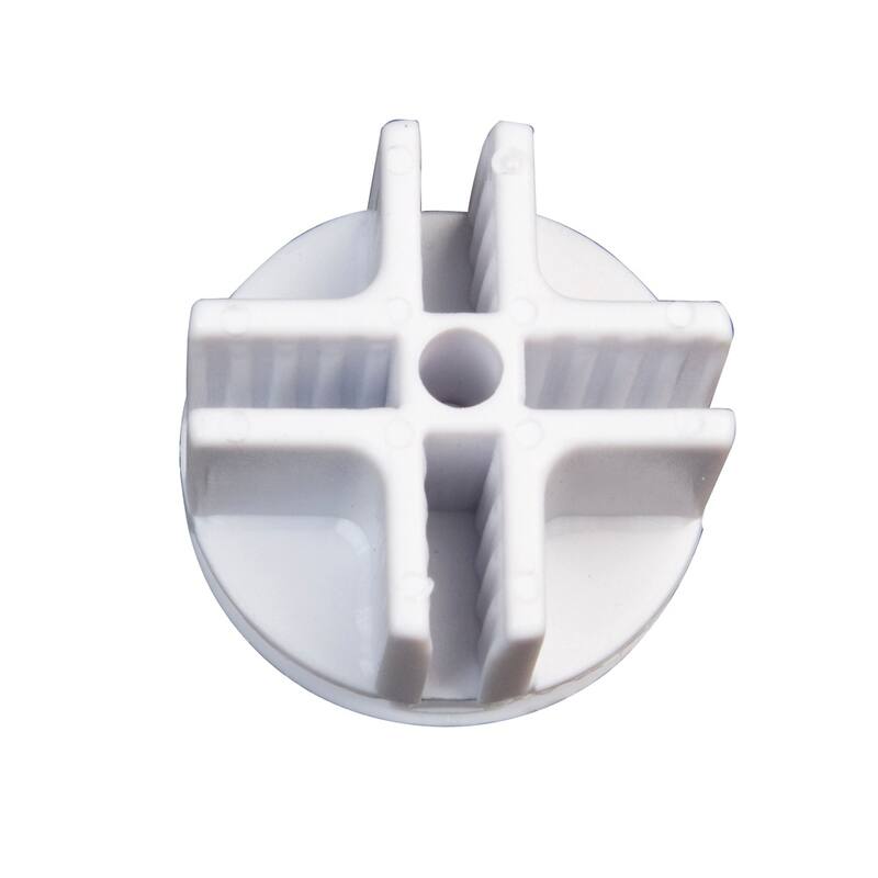 Econoco - GSC/W - White 4-Way Plastic Connector for Wire Grid Cubbies Sold in Pack of 100