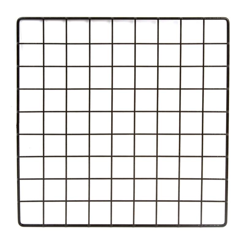 Econoco - GS14/B - 14" x 14" Epoxy Coated Black Wire Grid Cubbies Sold in Pack of 48