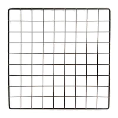 Econoco - GS14/B - 14" x 14" Epoxy Coated Black Wire Grid Cubbies Sold in Pack of 48