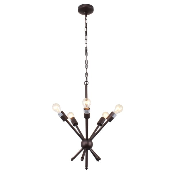 Chloe Modern 5 Light Oil Rubbed Bronze Chandelier Chloe Modern 5 Light Oil Rubbed Bronze Chandelier