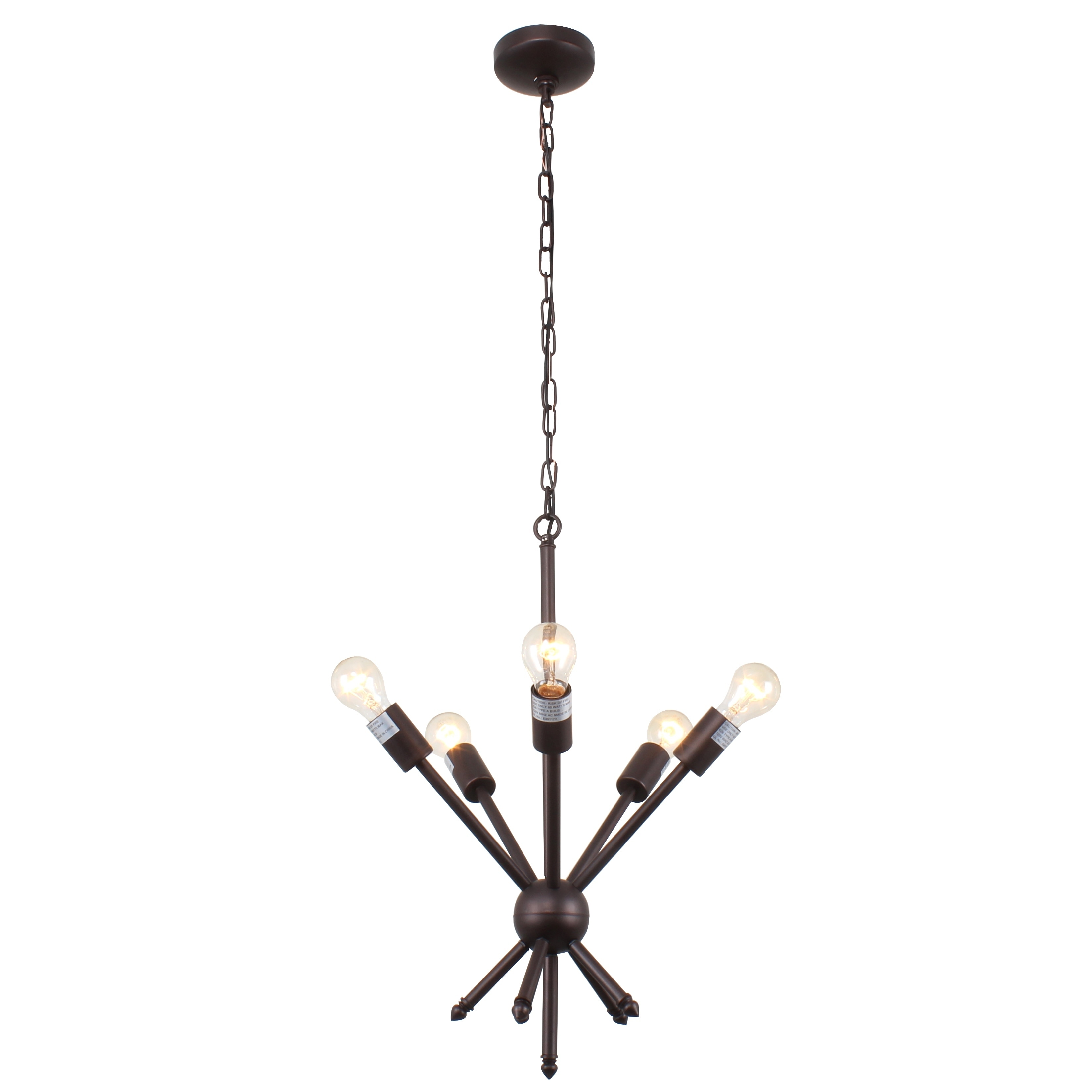 Modern 5-light Oil Rubbed Bronze Chandelier - Chandeliers For Bedrooms by Overstock.com