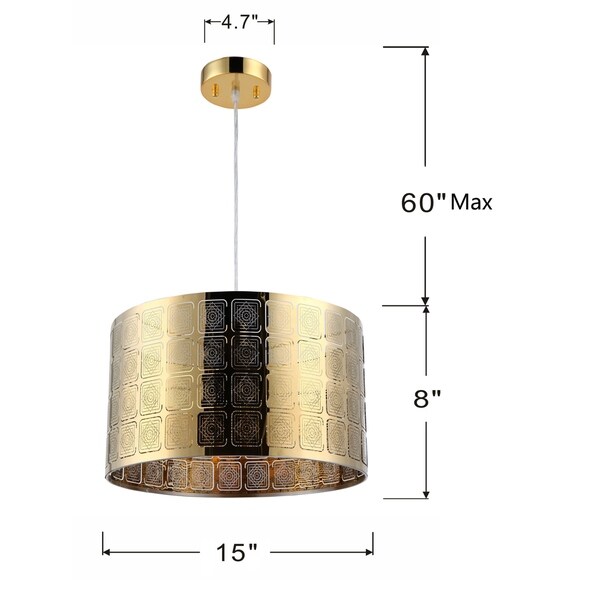 modern gold pendant light