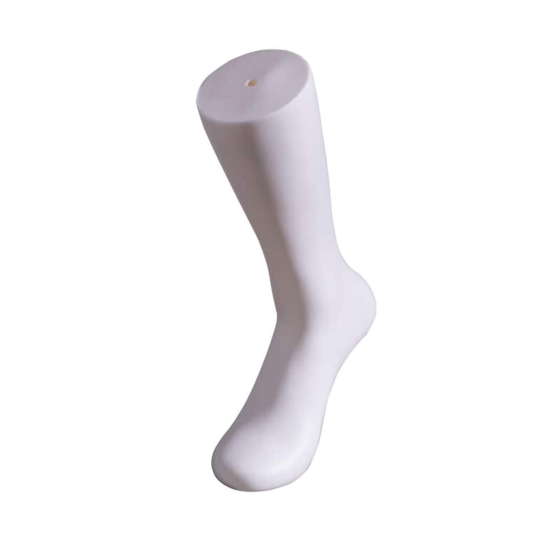 Econoco - PMHL30MTW - 12" White Athletic Men's Sock Display (Priced Individually)