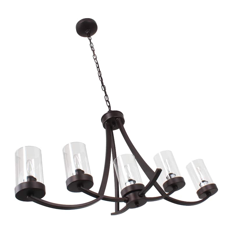 5-light Oil Rubbed Bronze Chandelier