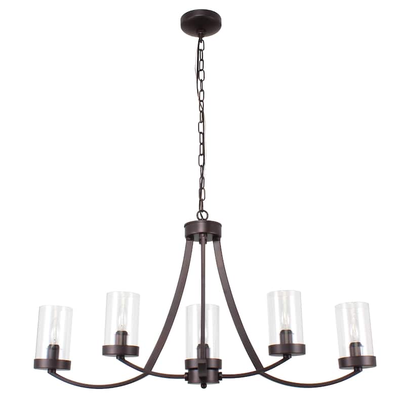 5-light Oil Rubbed Bronze Chandelier