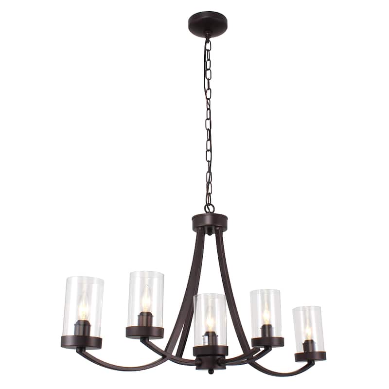 5-light Oil Rubbed Bronze Chandelier