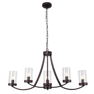5-light Oil Rubbed Bronze Chandelier