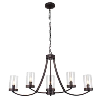 5-light Oil Rubbed Bronze Chandelier