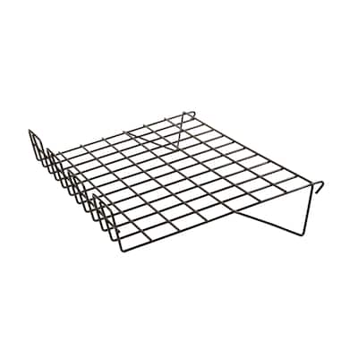 Econoco - BLK/SL22 Black Sloping Shelf with 3" Lip, 14" Deep x 22-1/2" Long - Pack of 6