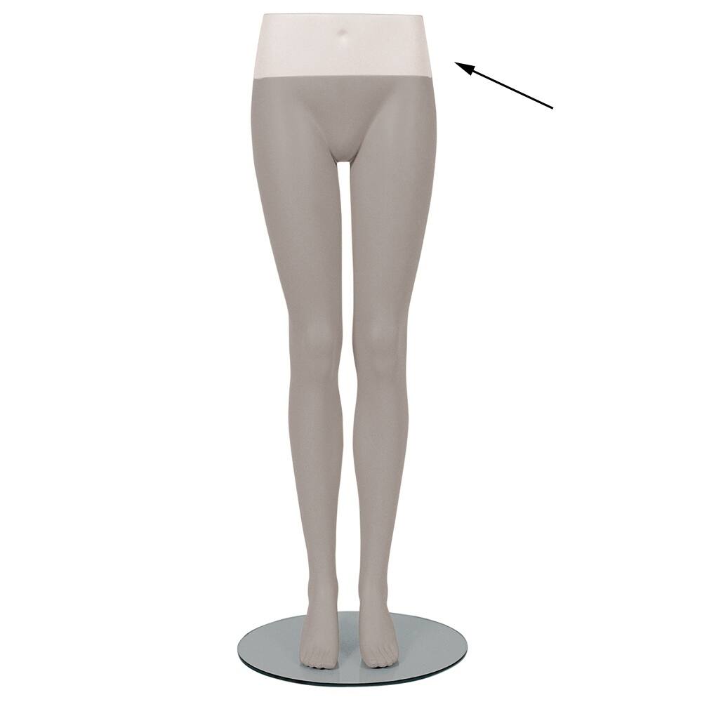 Econoco - - Female Hip Block, white (Priced Individually)