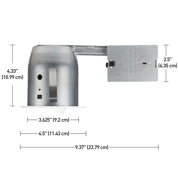 4 in. White IC Rated Recessed Lighting Kit (10-Pack)